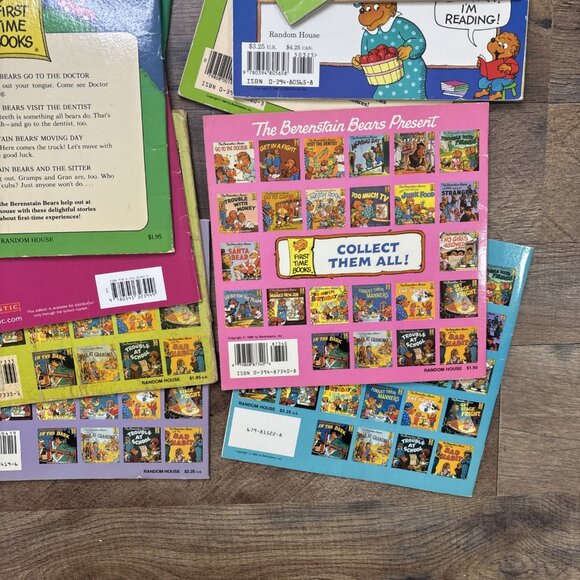 Vintage Berenstain Bears Book LOT 16 Children's Softcover Books + Activity Book - Picture 10 of 11